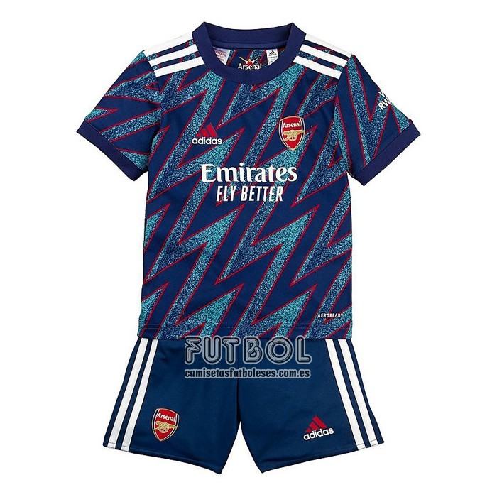 Camiseta Arsenal Tercera Nino 2021-2022